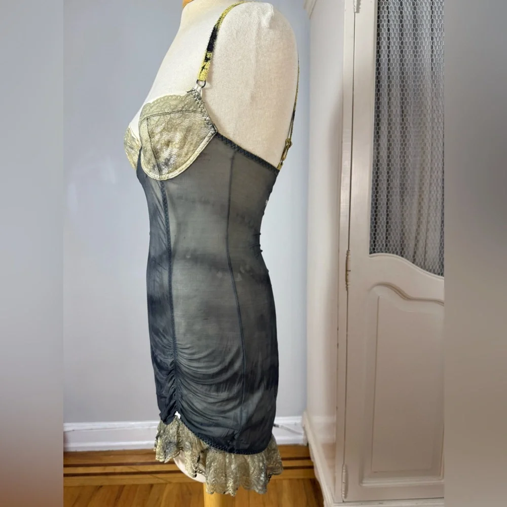 Custom Vintage Victoria's Secret Lingerie Full Moon Dyed Dress Women’s Size 34B
